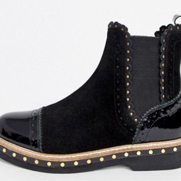 ♥️HP x 2♥️ Free People Atlas Chelsea boots SZ-9/EUR 39 black BRAND NEW IN BOX!! - Picture 9 of 13